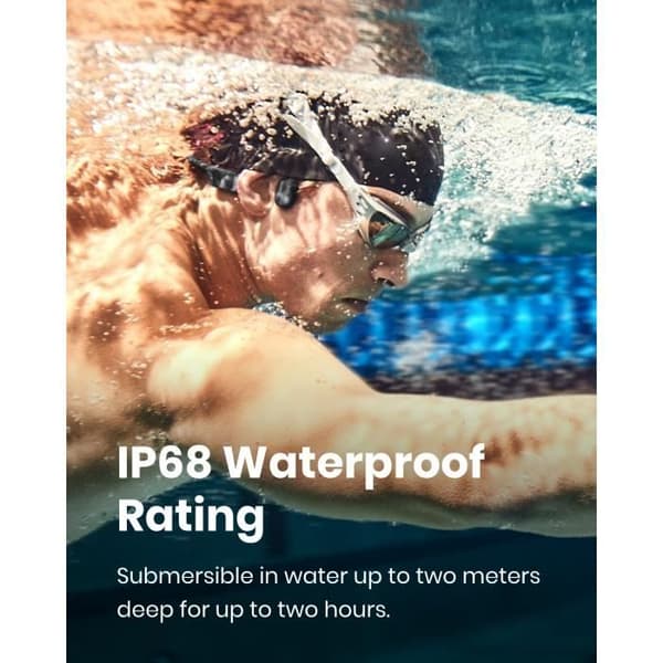 Simhörlurar - Shokz - OPENSWIM - Benledning - 4 GB minne - Vattentät IP68
