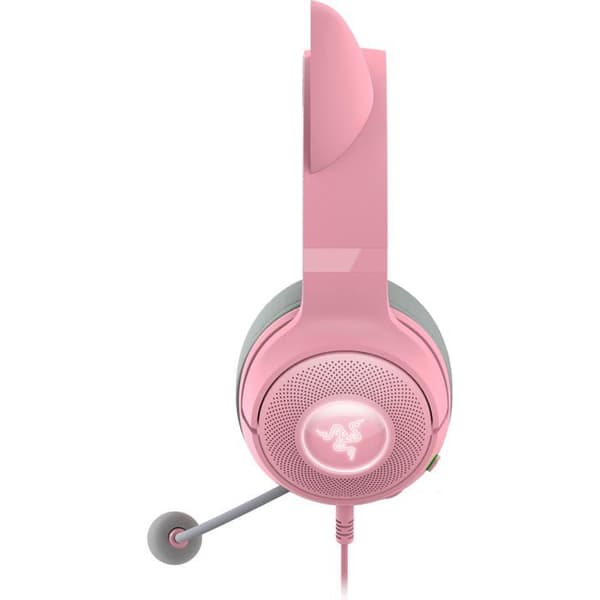 Spelhörlurar - Razer - Kraken Kitty V2 - Rosa - USB-A - Over-Ear