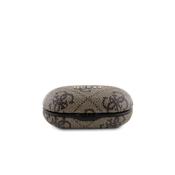 Guess Brown Wireless Bluetooth 5.3 ENC Series 4G Touch-hörlurar med laddningsfodral