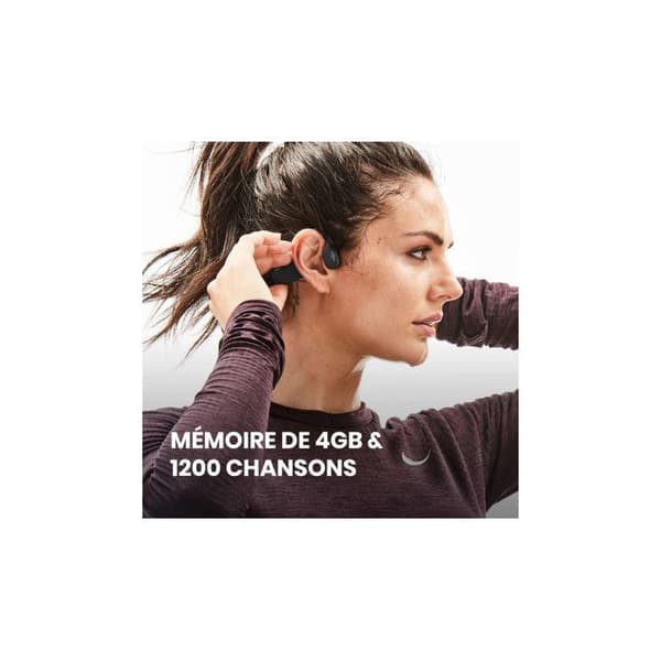 Simhörlurar - Shokz - OPENSWIM - Benledning - 4 GB minne - Vattentät IP68
