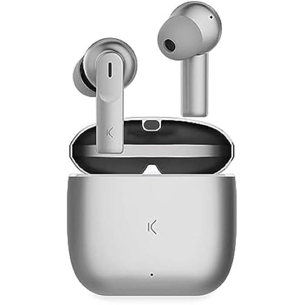 KSIX Meteor trådlösa Bluetooth-hörlurar, HD-samtal, ENC-brusreducering, metallladdningsfodral, True Wireless Stereo,