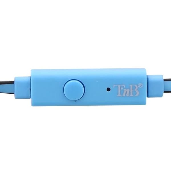 TNB BE COLOR - In-ear hörlurar med integrerad universalmikrofon - Blå och svart