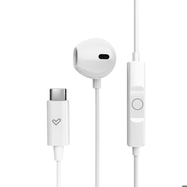 EasyPods Typ C Trådbundna hörlurar Vit