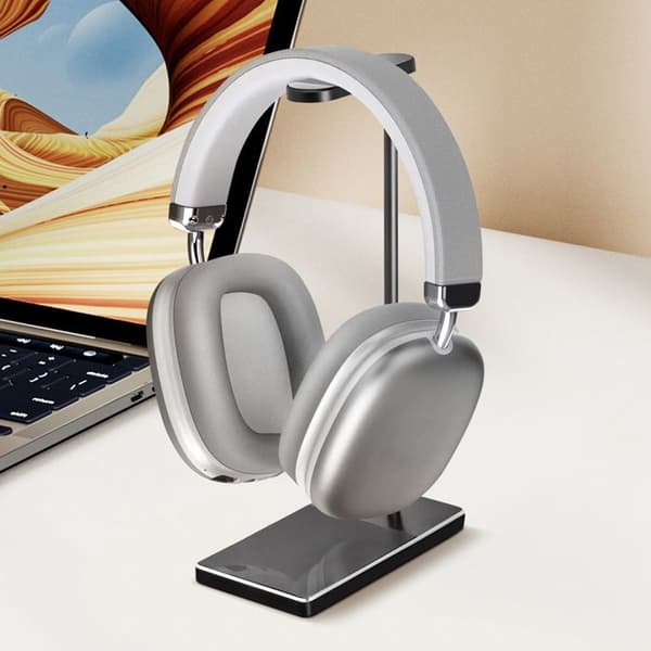 Trådlösa Bluetooth-hörlurar med inbyggd mikrofon Silver