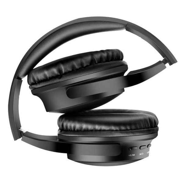 Fällbara Bluetooth-h hörlurar med inbyggd mikrofon Inkax svart