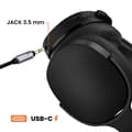 Miniatyrbild 5 av 6: Bluetooth-headset med brusreducering och mikrofon, svart