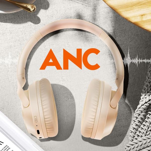 Fällbara Bluetooth-lurarna med brusreducering LinQ Beige