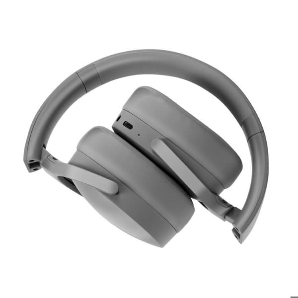 Bluetooth-hörlurar med brusreducering och mikrofon i grått