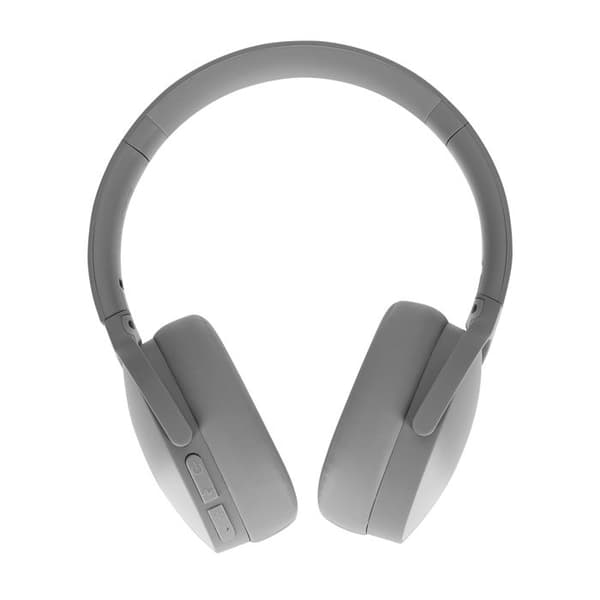Bluetooth-hörlurar med brusreducering och mikrofon i grått