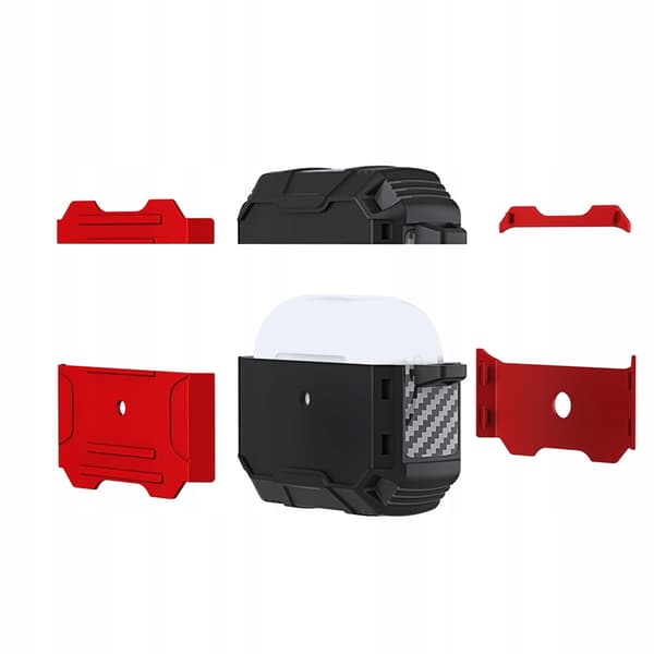 AirPods Pro 1 - Plast - Rød