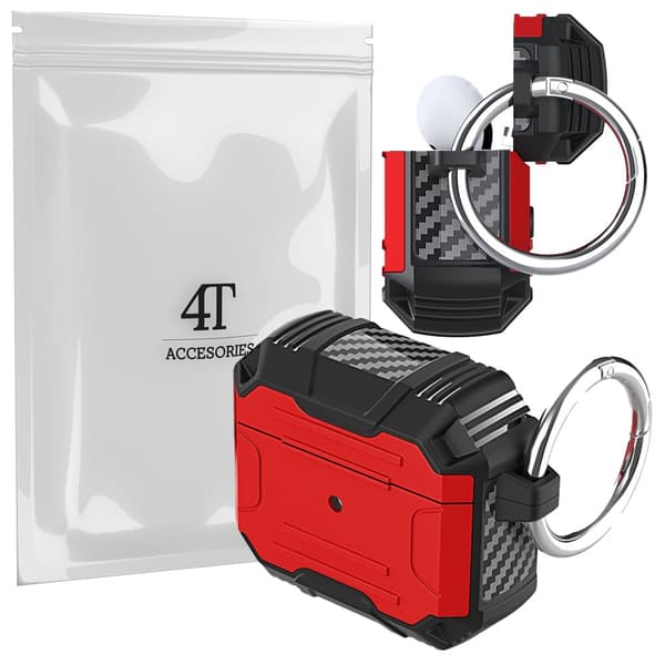AirPods Pro 1 - Plast - Rød