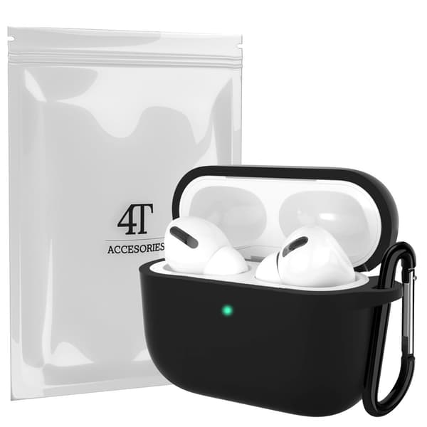 AirPods Pro 1 Silikone Cover + Cliphook - Sort