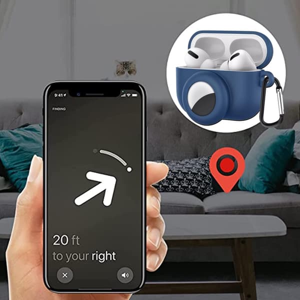 AIRTAG-KOTELO AIRPODS PRO:LLE AVAIMINTA AIRPODS PRO