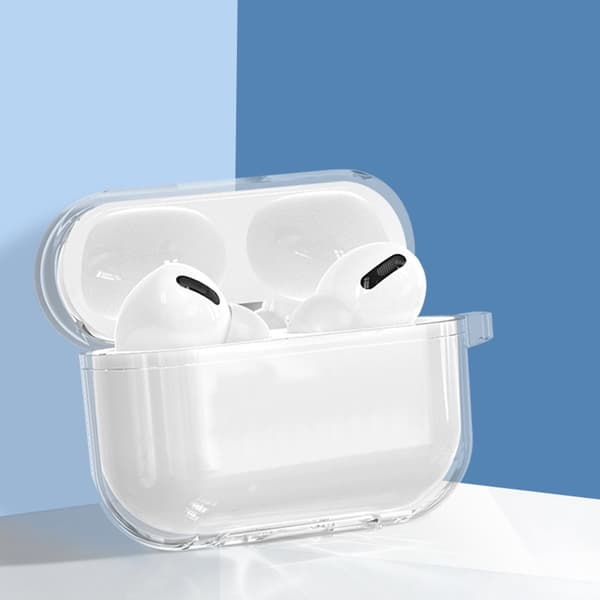 Silikonfodral till AirPods Pro 2 - Genomskinlig
