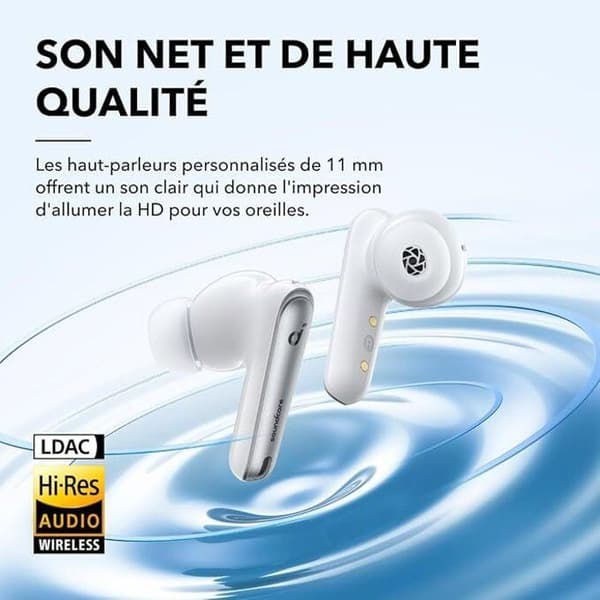Bluetooth-hörlurar - Anker soundcore - Liberty 4 NC - In-ear - Brusreducering - Trådlös