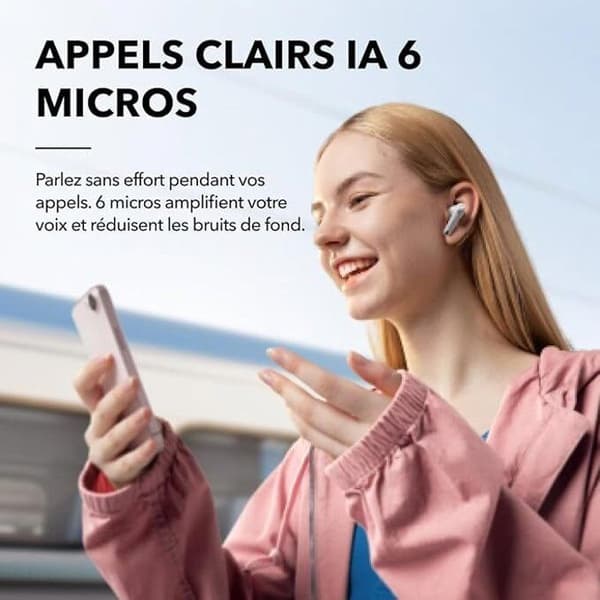 Bluetooth-hörlurar - Anker soundcore - Liberty 4 NC - In-ear - Brusreducering - Trådlös