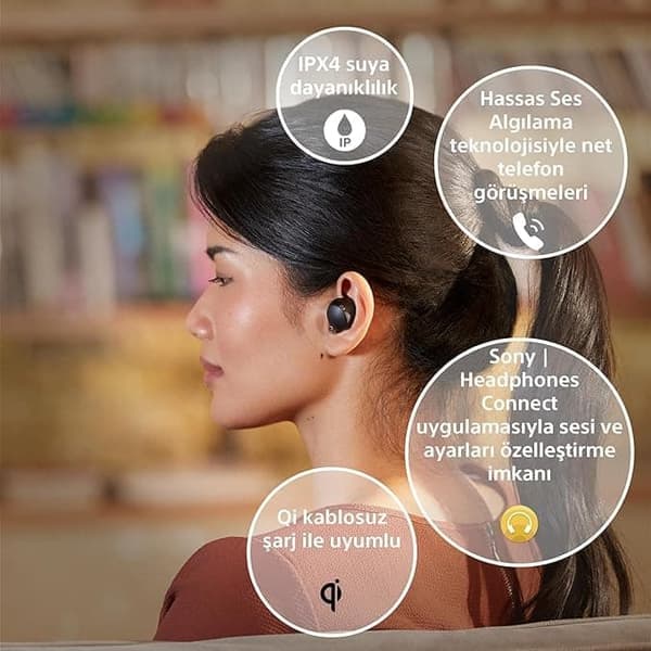 Sony WF-1000XM4 Truly Wireless Noise Cancelling Hörlurar - Svart