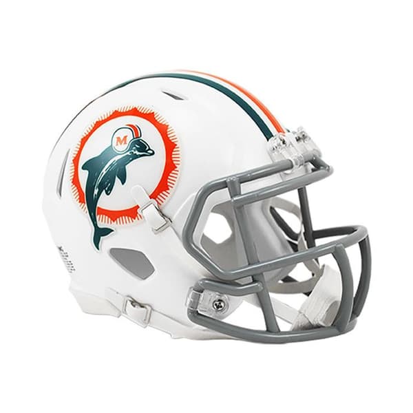 Riddell Mini Football Hjälm Speed Miami Dolphins TRIBUTE