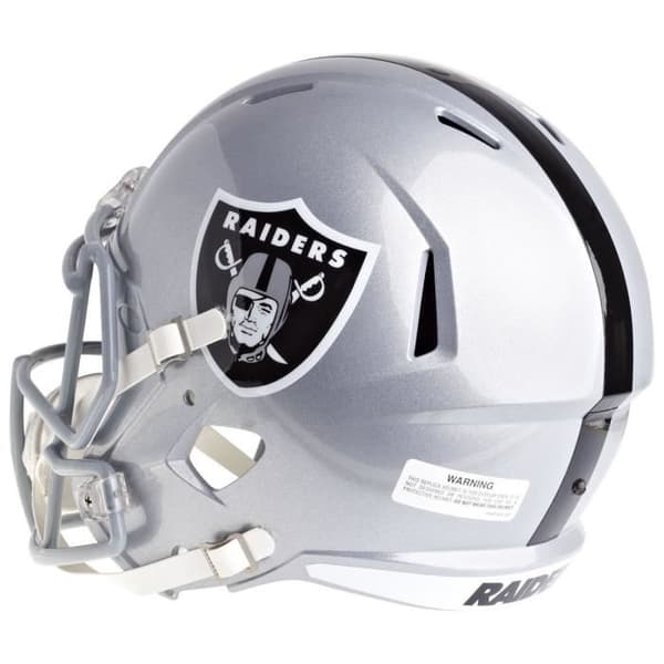 Riddell Speed Replica Fotbollshjälm - NFL Oakland Raiders
