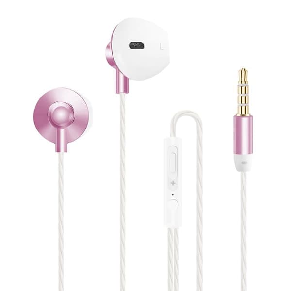 Hörlurar med Jack 3,5 mm och inbyggd mikrofon Akashi Rosa