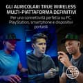 Miniatyrbild 2 av 6: Razer Hammerhead Pro Hyperspeed True Wireless Stereo Earbuds, Svarta