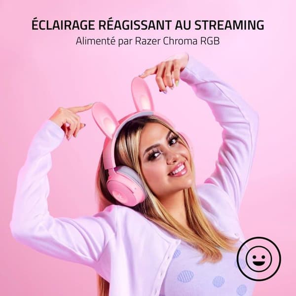 Kraken Kitty V2 Pro RGB Pink Gaming Headset