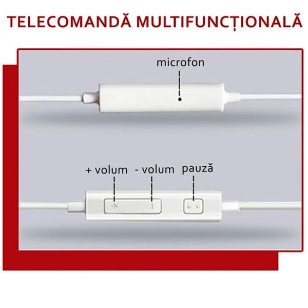 Trådbundna hörlurar (EHS64AVFBE) 3,5 mm jack, mikrofon, in-ear, 1,2 m - Samsung - Svart (lös förpackning)