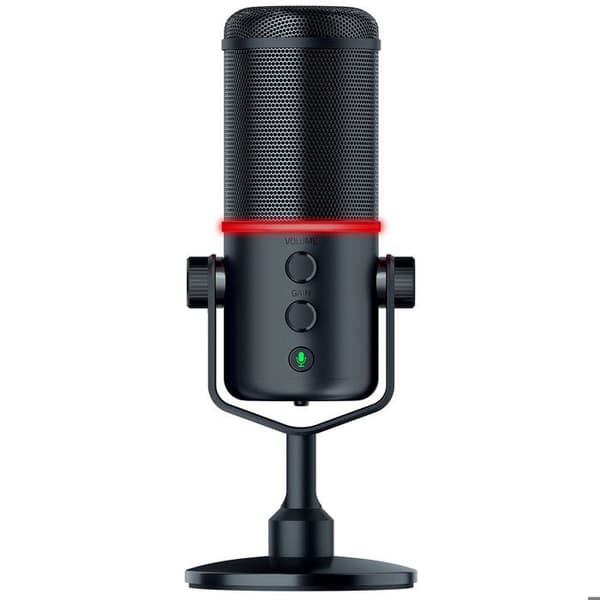 Mikrofon USB - Razer - Seiren X - HD-inspelning - 4 riktningar - Inbyggd förstärkare