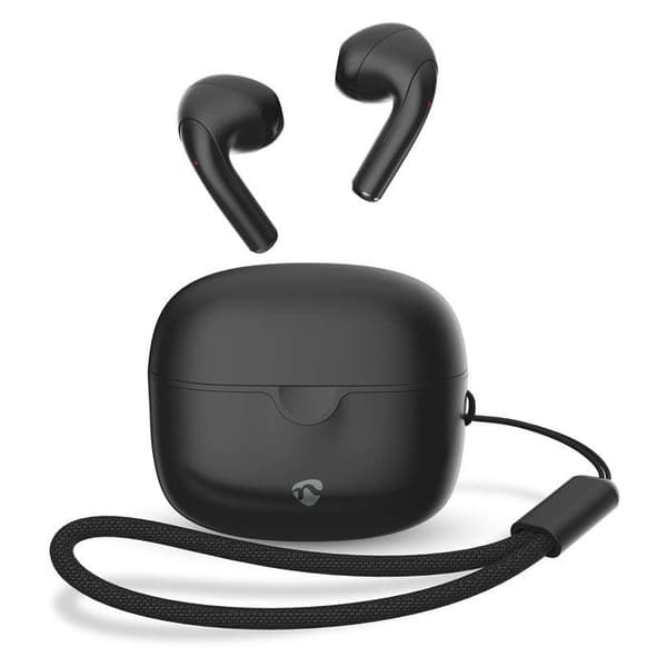 Trådlösa Bluetooth In-Ear Hörlurar med Rem Modell HPBT2400 Nedis Svart