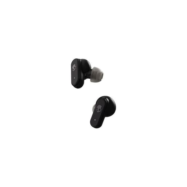 Trådlösa hörlurar - SKULLCANDY - Dime Evo - Bluetooth - Svart och Orange - Svettsäkra