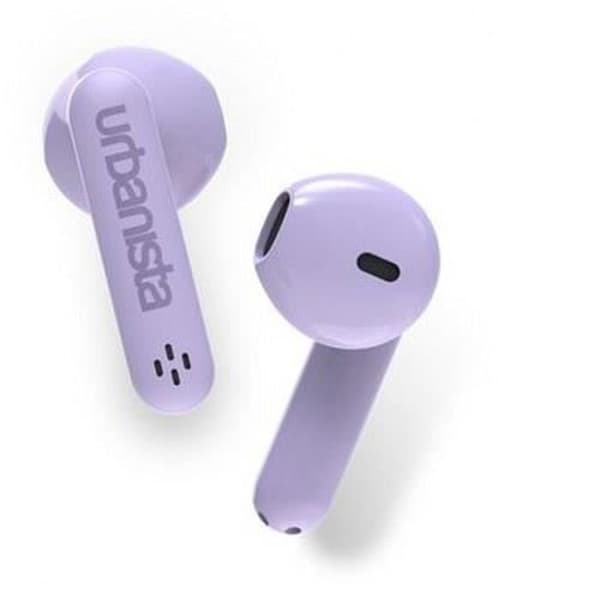 True Wireless Headphones - URBANISTA - AUSTIN - Lila - 5 timmars batteritid - Stänktålig