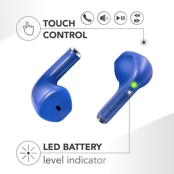 Trådlös hörlur - Musikljud - SWAG - Bluetooth - Kapsel - 20 timmars batteritid