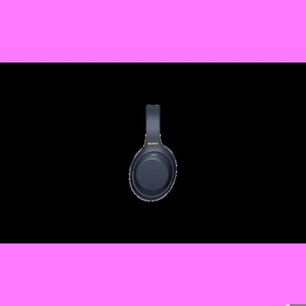 Sony WH-1000XM4 BLÅ Trådlösa Bluetooth-hörlurar med aktiv brusreducering, 30 timmars batteritid, med mikrofon för telefonsamtal