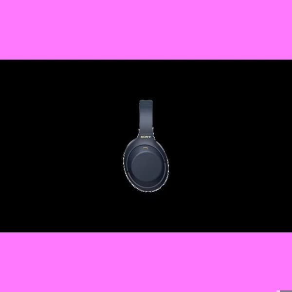 Sony WH-1000XM4 BLÅ Trådlösa Bluetooth-hörlurar med aktiv brusreducering, 30 timmars batteritid, med mikrofon för telefonsamtal