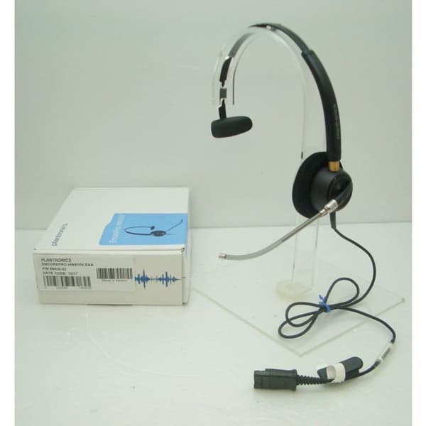 Hörlurar - Plantronics - EncorePro HW510V - Kabelansluten - Enkanalig - Brusreducering