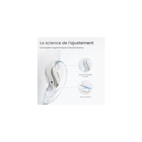 Hörlurar Shokz OPEN FIT AIR VIT