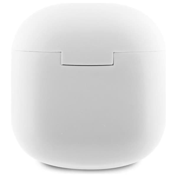 Bluetooth TWS-hörlurar + laddningsfodral (vit) Klassisk Guess-logga tryckt