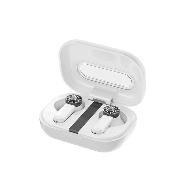 Trådlösa Bluetooth V5.2 TWS-hörlurar med laddningsfodral (Vit) WEKOME VA06 Vanguard Series