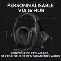Miniatyrbild 5 av 6: Trådlöst spelheadset - LOGITECH G - G935 LIGHTSYNC - 7.1 Surround Sound - Gungmikrofon - För PC/MAC/PS4/NINTENDO Switch - Svart