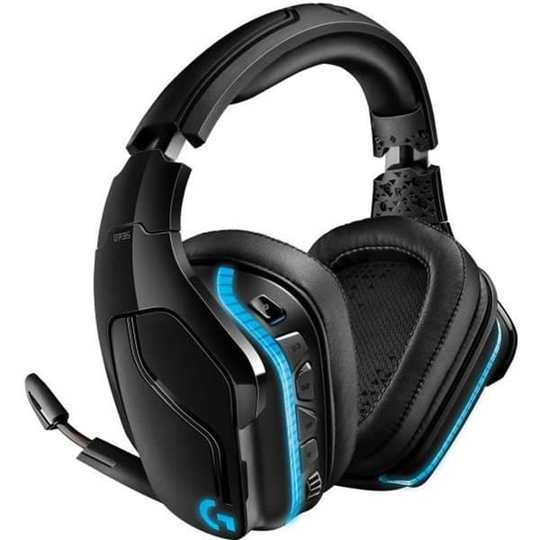 Trådlöst spelheadset - LOGITECH G - G935 LIGHTSYNC - 7.1 Surround Sound - Gungmikrofon - För PC/MAC/PS4/NINTENDO Switch - Svart