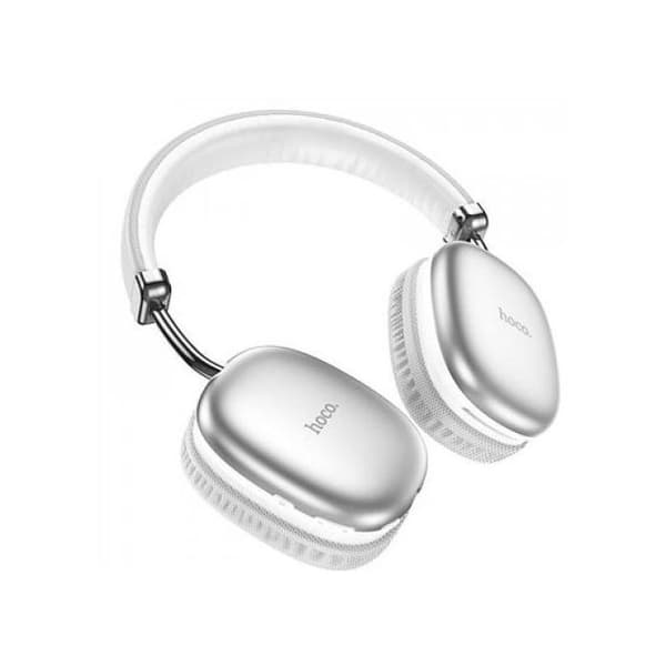 Hörlurar med Bluetooth som kan bäras på huvudet Användningstid 40 timmar (Silver)