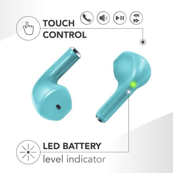 Trådlös hörlur - Musikljud - SWAG - Batteritid 20 h - Bluetooth - In-ear