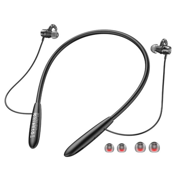 Bluetooth-hörlurar - Hoco - ES61 - Svettåliga - In-ear - Svart