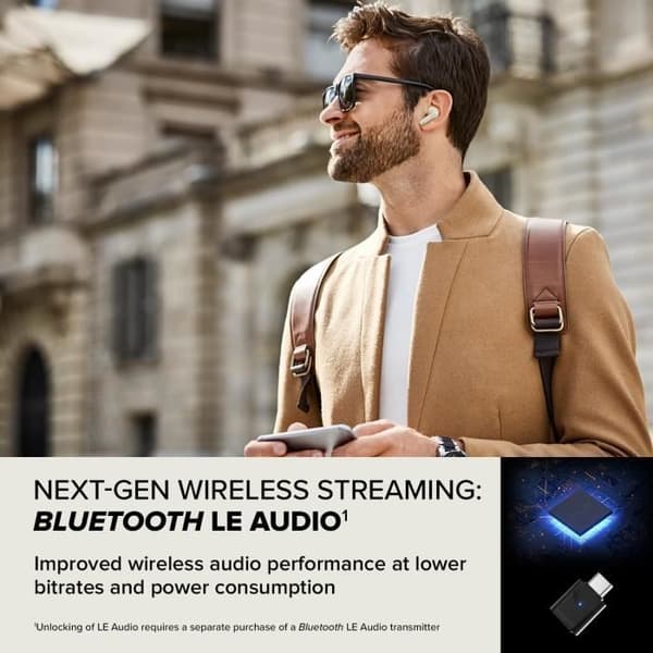 Trådlösa hörlurar - CREATIVE - Zen Air Plus - Bluetooth LE Audio - Hybrid ANC - Batteritid 32h