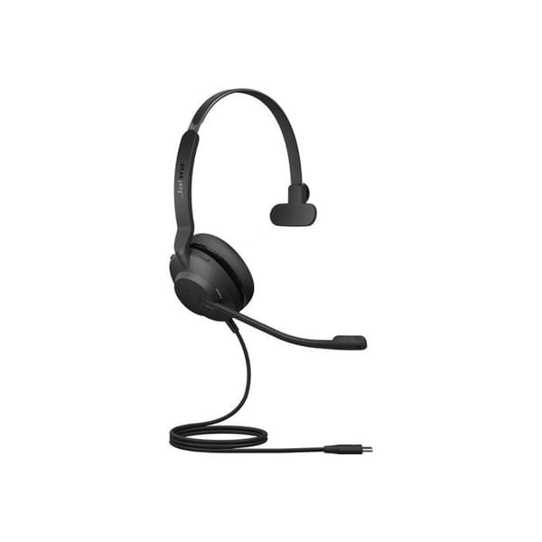 Microhörlurar - JABRA - Evolve2 30 SE - Trådbunden Mono - Bullerdämpning - USB-A/USB-C