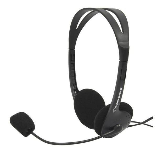Stereo Skype-hörlurar med mikrofon för PC och MAC