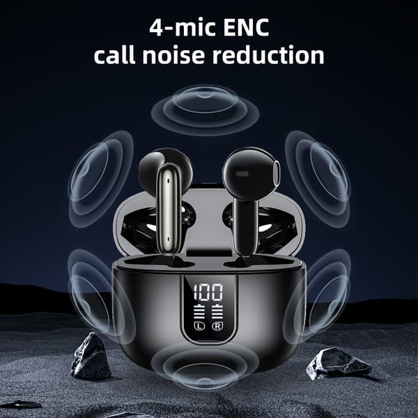 INF J11 Pro Hybrid -vastamelukuulokkeet Bluetooth -valkoiset