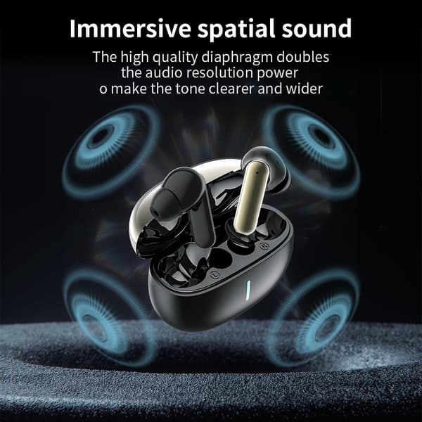 INF J18 TWS Bluetooth 5.4 -kuulokkeet: 6 mikrofonin melunvaimennus
