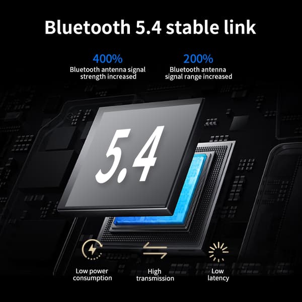 INF J18 TWS Bluetooth 5.4 -kuulokkeet: 6 mikrofonin melunvaimennus