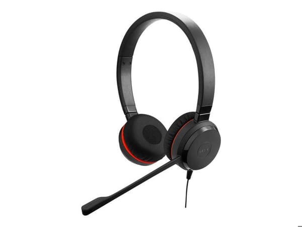 Trådbundna hörlurar - JABRA - Evolve 30 II - Microsoft Teams-certifierade - Brusreducerande mikrofon - USB-C/A